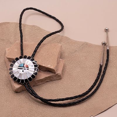 Zuni Sun Face bolo