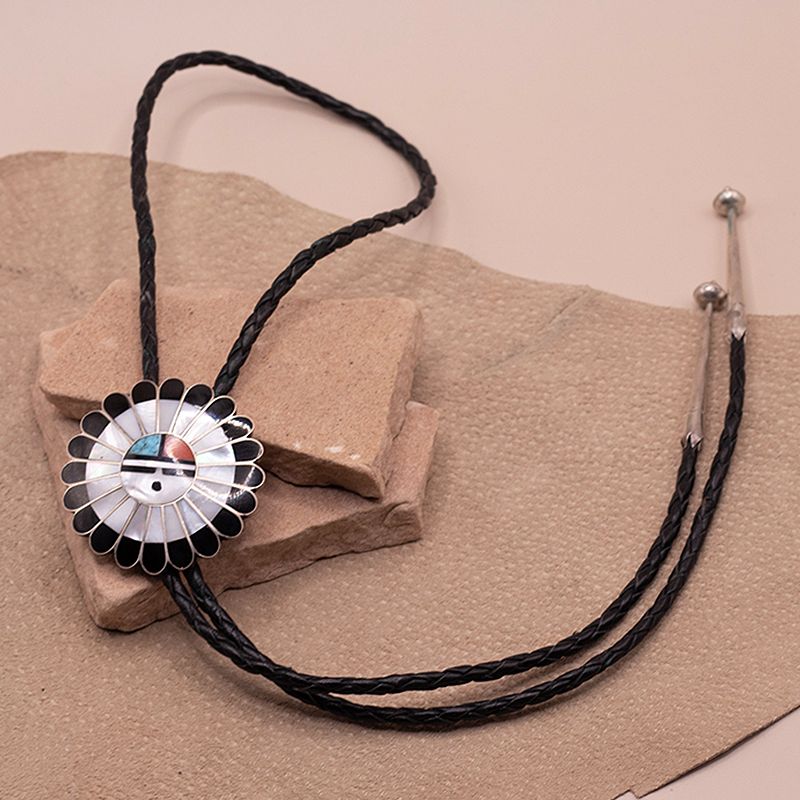 Zuni Sun Face bolo