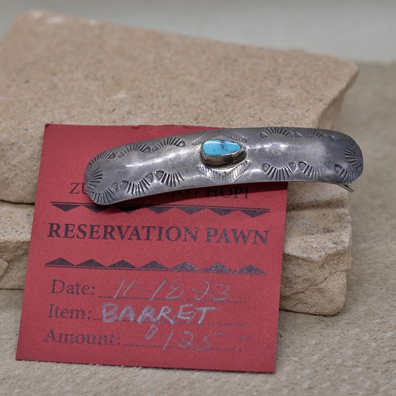 Navajo hair barrette- Pawn Jewelry