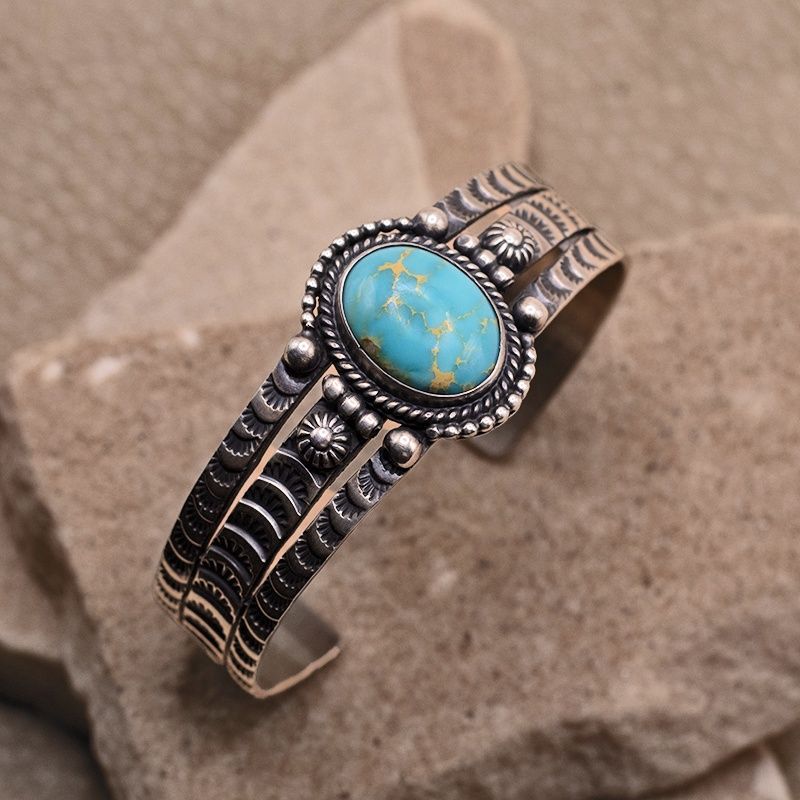 Blue Royston turquoise bracelet
