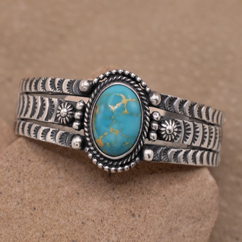 Blue Royston turquoise bracelet