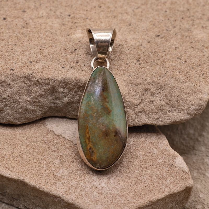 Small Royston turquoise pendant