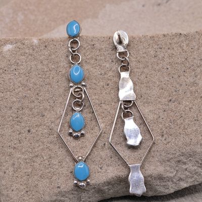 Zuni 4 Stone Chandelier Earrings