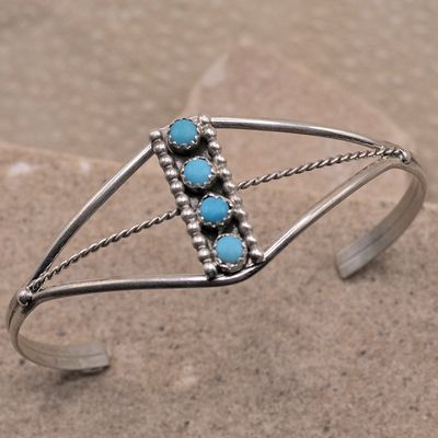 Split Shank Twistwire 4 stone Zuni Cuff