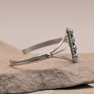 Split Shank Twistwire 4 stone Zuni Cuff