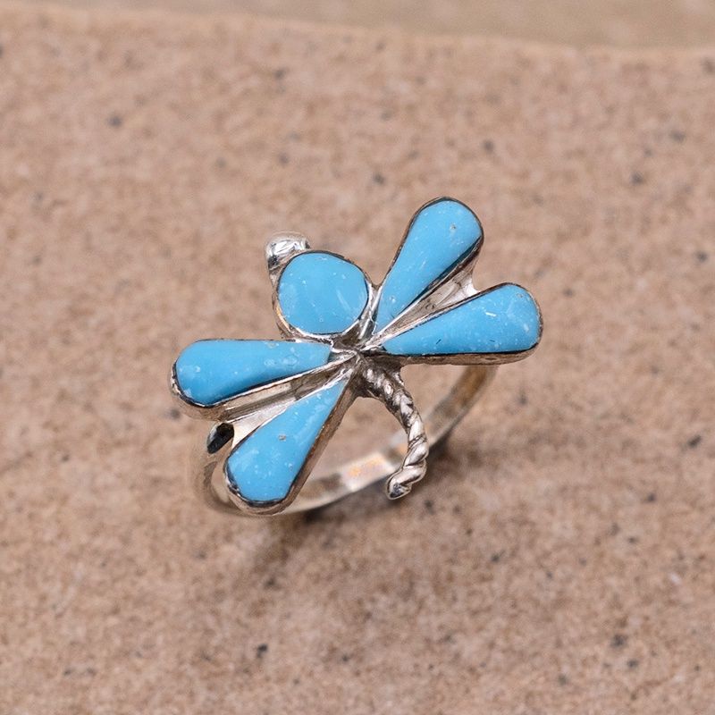 Turquoise Dragonfly Ring