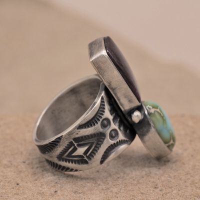 2-stone multi color ring- Bernyse Chavez