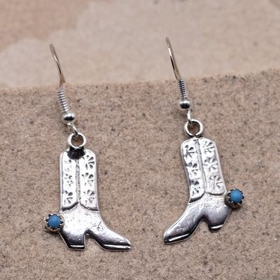 Cowboy Boot dangle earring