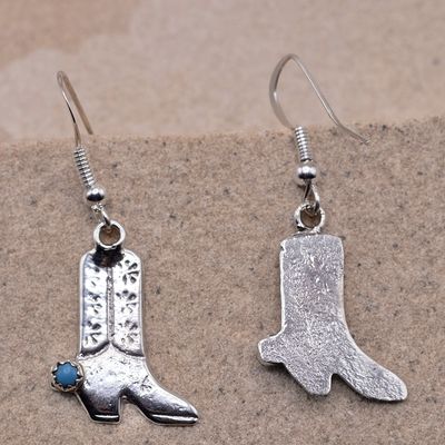 Cowboy Boot dangle earring