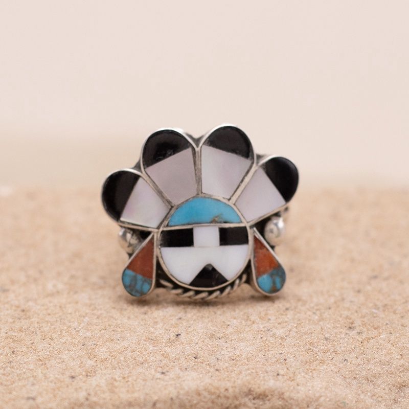 Zuni Sunface Ring