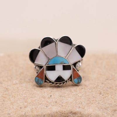 Zuni Sunface Ring