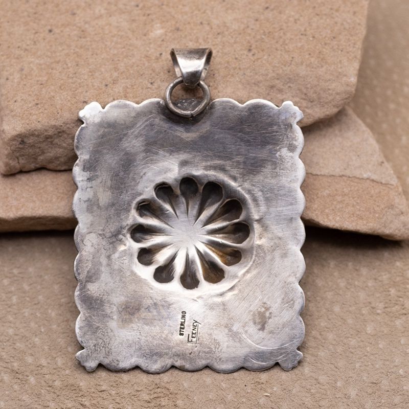 Large Concho Pendant