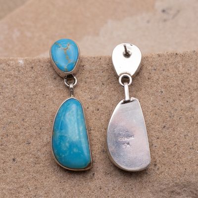 Kingman Turquoise Dangle Earrings