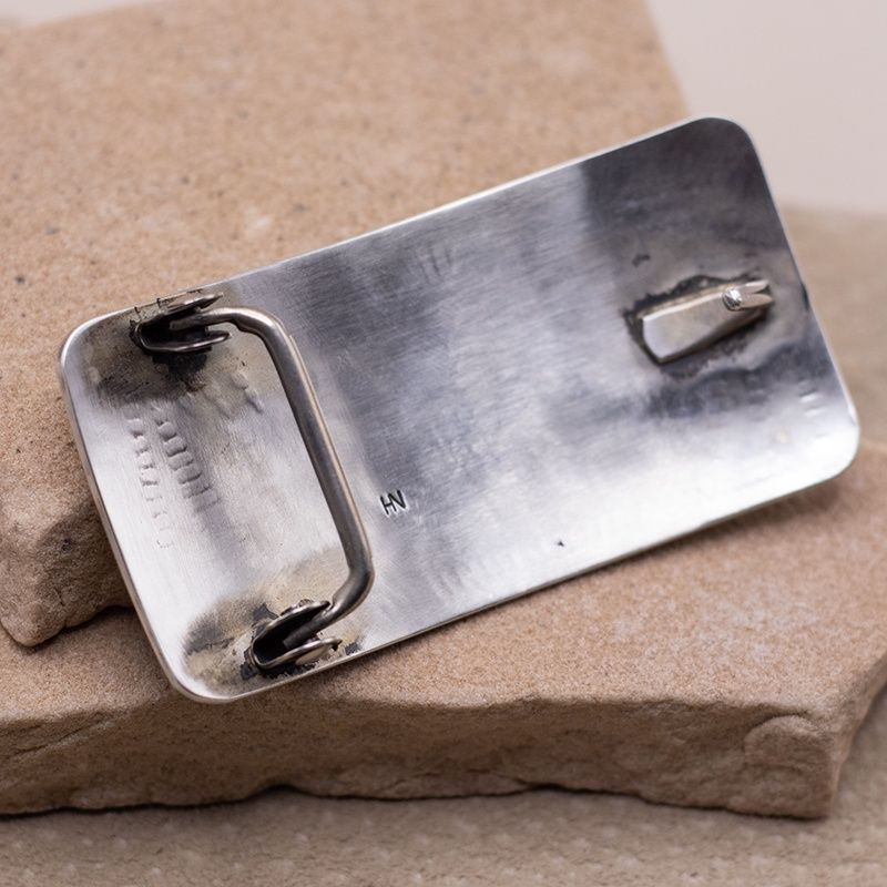 Small Overlay Buckle with Kokopeli