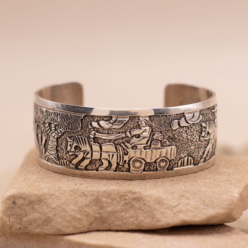 Navajo Storyteller Cuff Bracelet
