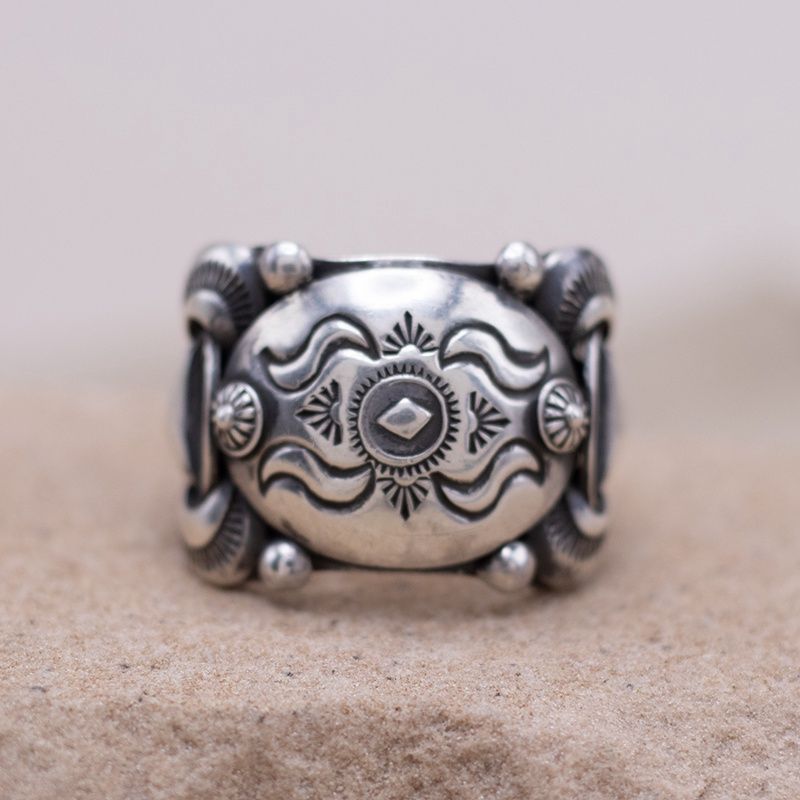 Southwest Concho Ring by Delbert Gordon