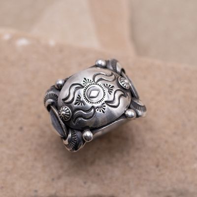 Southwest Concho Ring by Delbert Gordon