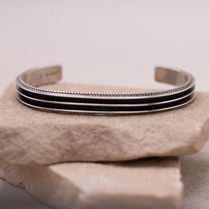 Channel Cuff Bracelet by Tom Yazzie