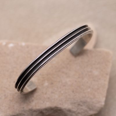 Channel Cuff Bracelet by Tom Yazzie