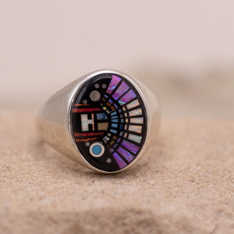 Medium Headdress Night Sky ring