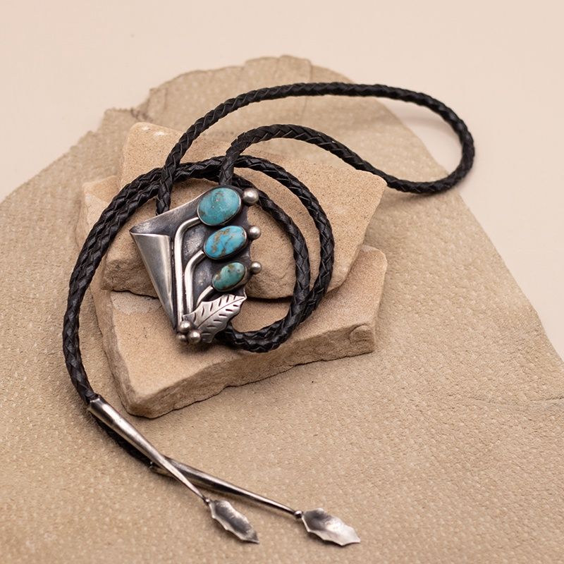 Vintage 3-Stone Bolo by Ramone Platero