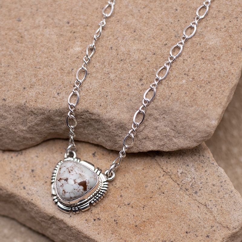 Dry Creek Turquoise One-piece Pendant Necklace