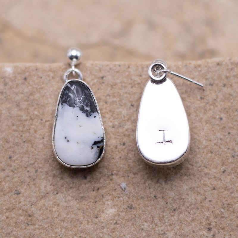 Dangle post White Buffalo Earrings