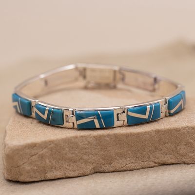 Larry Loretto channel inlay bracelet