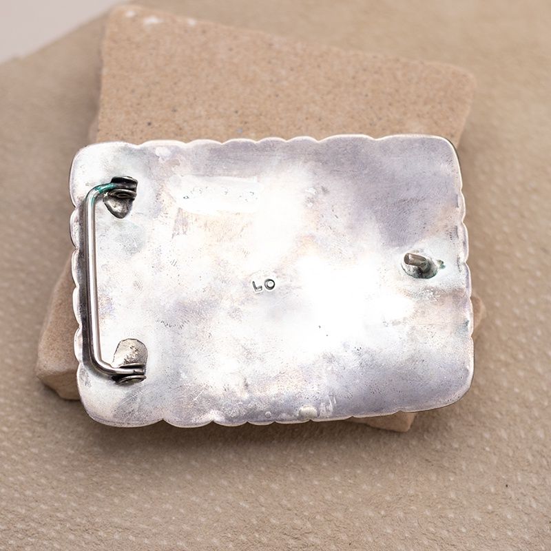 Vintage Single Stone Shadowbox Buckle