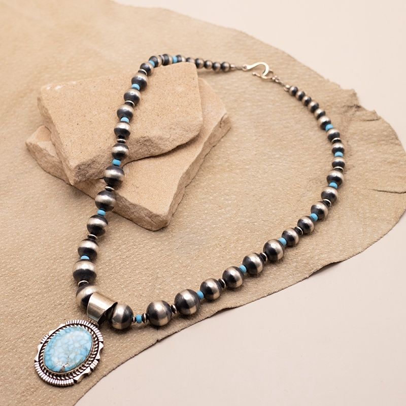 Three-Piece Kingman Turquoise Necklace Set