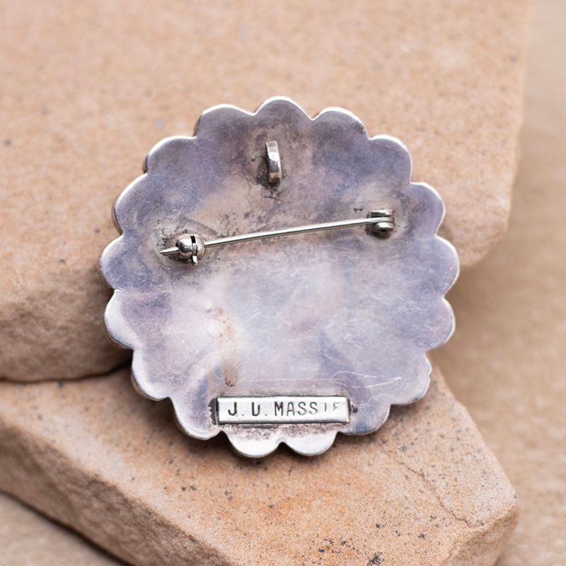 Multicolor Zuni Sunface Pin
