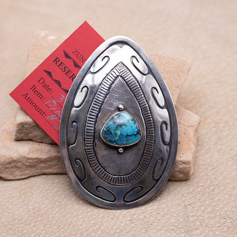 Large Single Stone Pin and Pendant