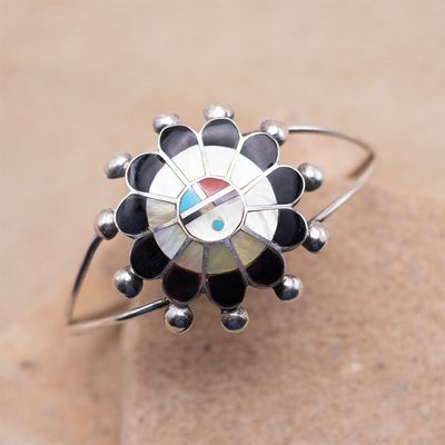 Simple Zuni Sunface Cuff