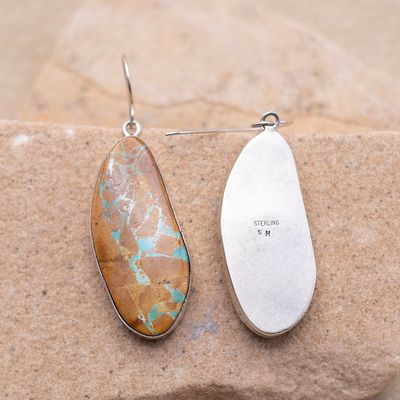 Boulder Turquoise Dangle Earrings