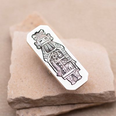 Shadowbox Buffalo Maiden Ring