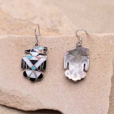 Thunderbird Inlay Dangle Earrings