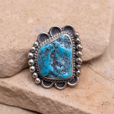 Nugget Turquoise Pin and Pendant
