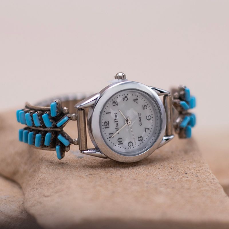 Needlepoint Zuni Watch Band