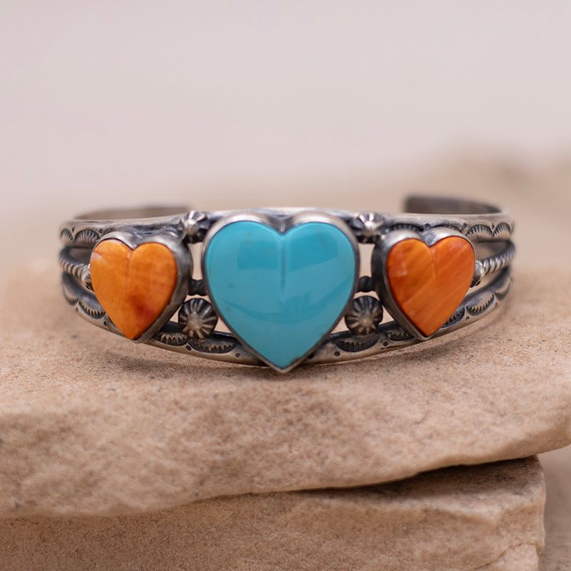 Triple Heart Cuff By Diane Wylie