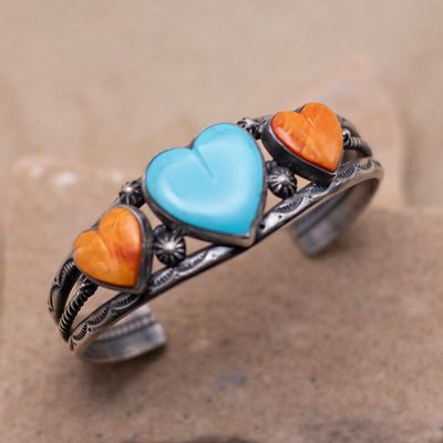 Triple Heart Cuff By Diane Wylie