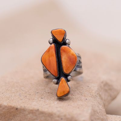 Spiny Oyster Geometric Cluster Ring