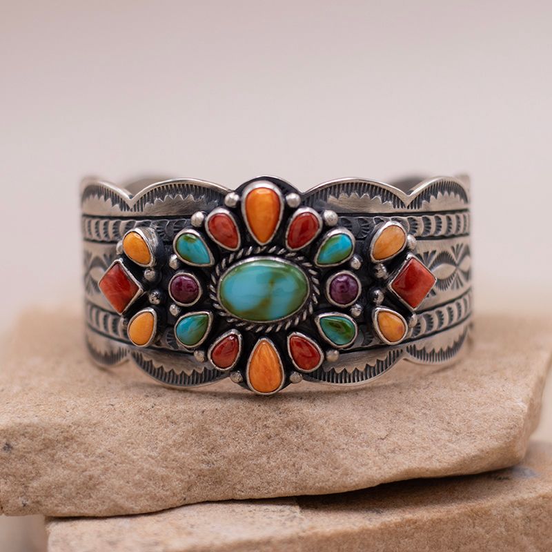 Scalloped Edge Perfect Multi-Color Cuff