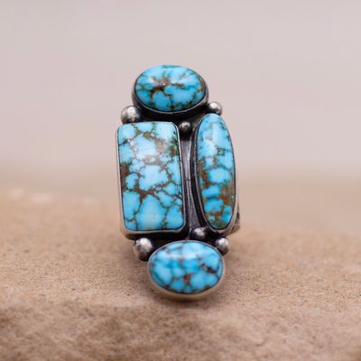 Adjustable Waterweb Kingman 4 Stone Ring