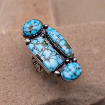 Adjustable Waterweb Kingman 4 Stone Ring