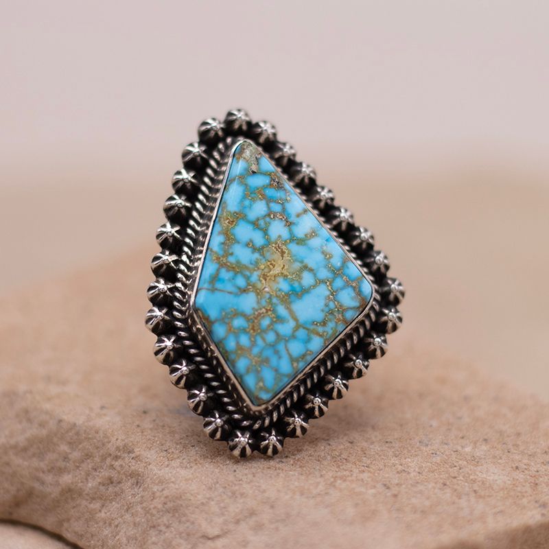 Waterweb Turquoise Star Studded Ring