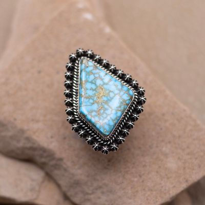 Waterweb Turquoise Star Studded Ring