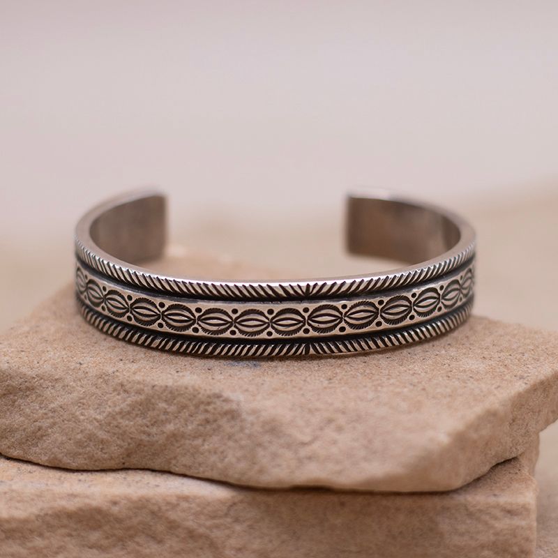 Calvin Martinez Hand Stamped Cuff