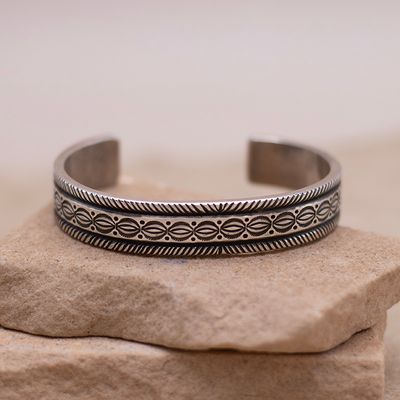 Calvin Martinez Hand Stamped Cuff