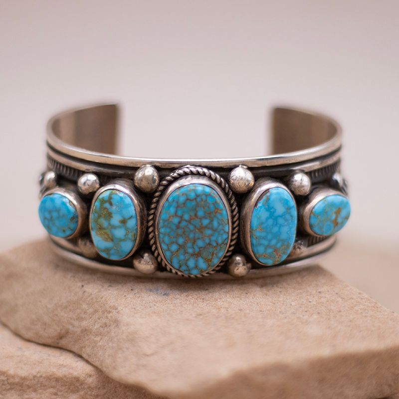 5 Stone Kingman Cuff by Albert Jake