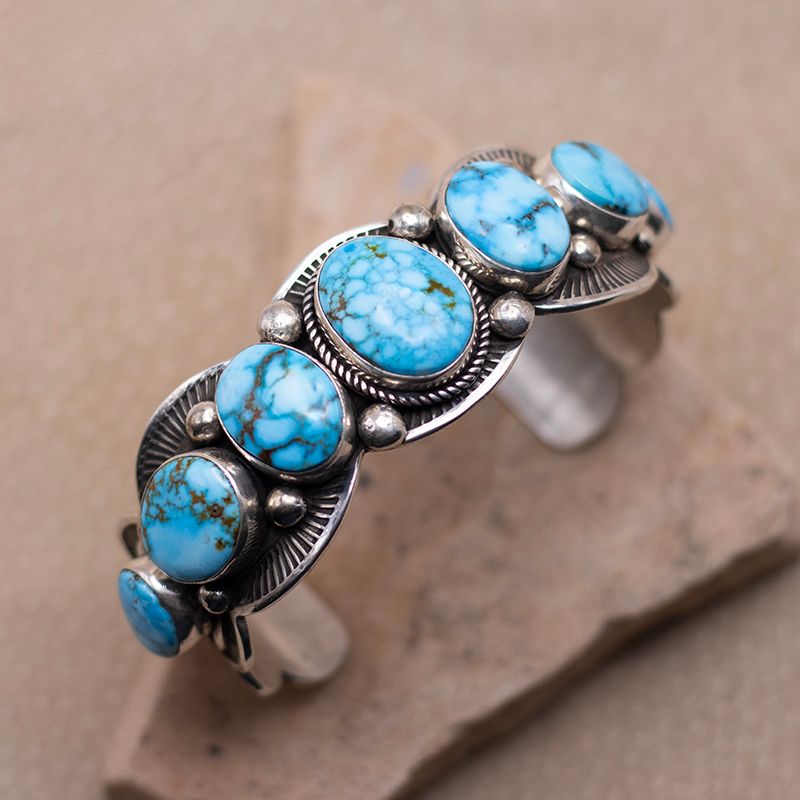 7 Stone Kingman Cuff by Albert Jake